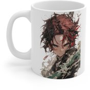 تصویر ماگ طرح انیمه شیطان کش Demon Slayer مدل NM2270 