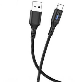 تصویر کابل تبدیل USB به لایتنینگ هوکو مدل U79 طول 1.2 متر 