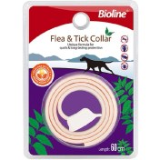 تصویر قلاده سگ ضد کک و کنه بایولاین رایحه لیمو طول 60 سانتی متر Bioline Flea &amp; Tick Collar 