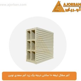 تصویر آجر سفال تیغه ۱۰ سانتی وزن ۲.۱ کیلوگرم 