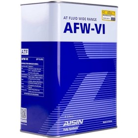 تصویر روغن گیربکس اتوماتیک AFW-IV آیسین مدل ATFDVI4S حجم 4 لیتر 