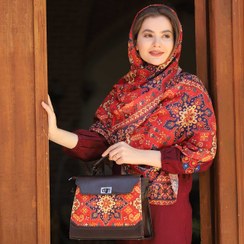 تصویر ست کیف و شال زنانه پیچک کد 16 Women Bag and Shawl Set Code 16