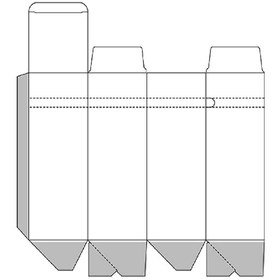 تصویر چاپ جعبه ساندویچ بیرون بر قفلی 