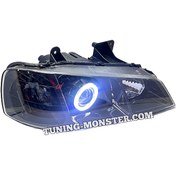 تصویر چراغ جلو اسپرت پارس مدل L25 لنزدار دودی 