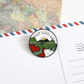 تصویر پین متنی keep earth wild - کد205 
