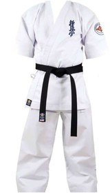 تصویر ست لباس کیوکوشین فلامنت kyokushin filament karate uniform set
