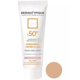 تصویر فلوئید ضد آفتاب رنگی SPF50 درماتیپیک Dermatypique رنگ رز بژ 