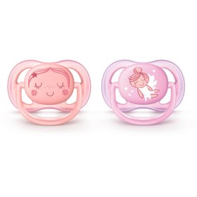 تصویر پستانک 2 عددی 0-6 ماه پنگوئن Ultra Air اونت Avent Baby pacifier code: