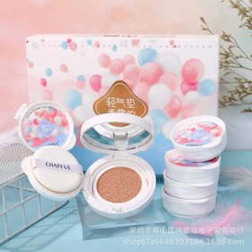 تصویر پک 6 عددی کوشن چافول CHAFFUL LIGHT MIST AIR BEAUTY CUSHION BB CREAM 