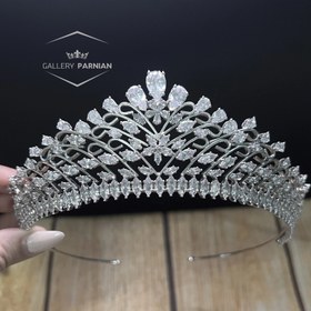 تصویر تاج عروس کد1005 Bridal Tiara Code 1005