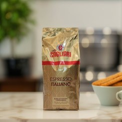 تصویر دان قهوه اسپرسو کالیاری دلیکاتو 70% عربیکا(1250 گرم) 