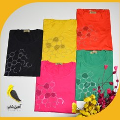 تصویر بلوز زنانه لونه زنبوری Women's honeycomb blouse