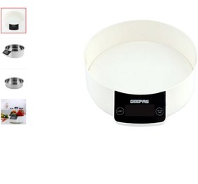 تصویر ترازوی دیجیتال جیپاس مدل GKS46513 ا Geepas Digital Kitchen Scale Geepas Digital Kitchen Scale