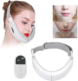 تصویر دستگاه رفع غبغب مدل v-four - قرمز v-face lift belt v-four