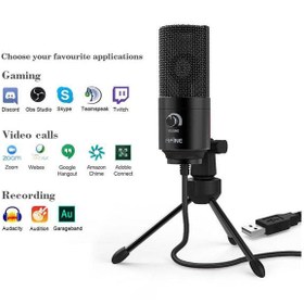 تصویر میکروفون کندانسور فای فاین مدل FIFINE K669B FIFINE K669B Condenser Microphone