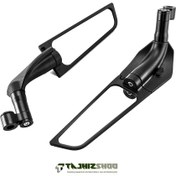 تصویر آینه بغل موتورسیکلت H2 تاشو 