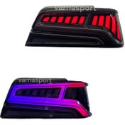 تصویر چراغ خطر اسپرت طرح ائودی مولتی کالر تنظیم با کنترل مناسب برای 405 Audi multi-color design sports hazard light with proper control for 405