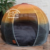 تصویر جای خواب سگ و گربه مدل غروب دنج 