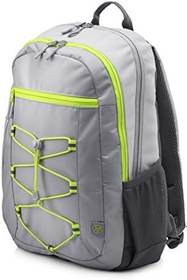 تصویر HP 15.6&#34; Active Backpack, Grey/Neon Yellow - 1LU23AA 