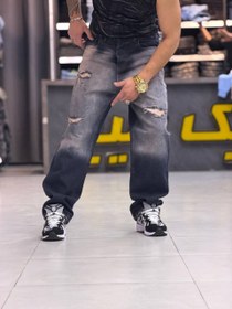 تصویر شلوار نیم بگ1480 کد 10087 - 34 