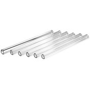 تصویر نی نوشیدنی شیشه ای بسته ۶ عددی 