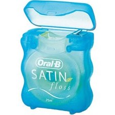 تصویر نخ دندان ORalB مدل ساتین با طعم نعنا، 25 متر Oral B Satin Tape Mint 25M