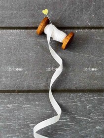 تصویر روبان گروگرن_ 1سانت سفید 