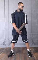 تصویر ست تیشرت و شلوارک مردانه 