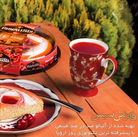 تصویر دسر کیک ایتالیایی فارتتی سیس با طعم آلبالو Cherry Cake