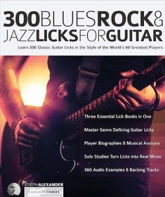 تصویر 300Blues Rock and Jazz Licks for Guitar 