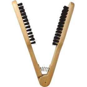 تصویر برس انبری چوبی Keratin 
