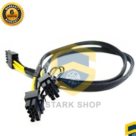 تصویر HP DL380 G9 Server GPU Video Card Power Cable 10pin to PCI-E Dual 8pin(6+2) Cord 