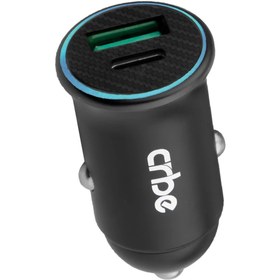 تصویر شارژر فندکی کربی مدل CR-G101 Crbe CR-G101 Car Charger