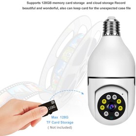 تصویر دوربین مدار بسته داهوا مدل V380 Pro لامپی ۳ مگاپیکسل با دید در شب 