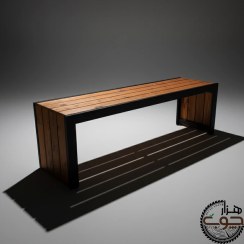 تصویر نیمکت چوبی مدرن مدل لندو Lendo 