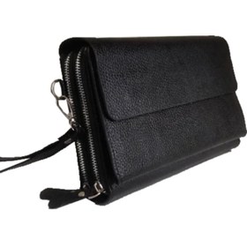 تصویر کیف پاسپورتی دو زیپ 