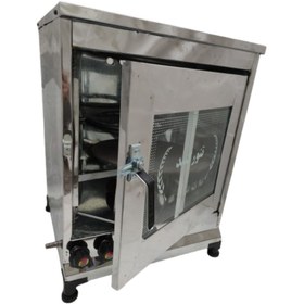 تصویر تنور گازی 2 چدن نیمه استیل 