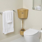 تصویر سطل و برس دیواری بدون سوراخکاری مخصوص کنج دیوار 