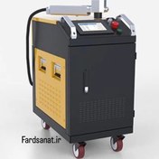 تصویر دستگاه تمیز کننده لیزر فایبر پالسی 100 وات برند XAM 