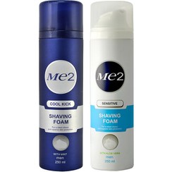 تصویر می تو کف اصلاح سنسیتیو ا Me2 Sensitive Shaving Foam Me2 Sensitive Shaving Foam