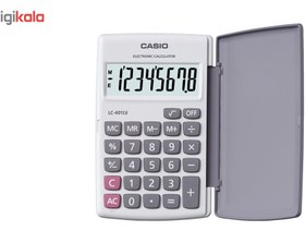 تصویر ماشین حساب مدل LC-401LV-WE کاسیو ا Casio LC-401LV-WE Calculator Casio LC-401LV-WE Calculator