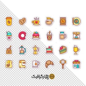 تصویر دانلود کاور هایلایت اینستاگرام کافی شاپ و بیکری 