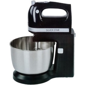 تصویر همزن کاسه دار اورجینال سیلور استار بدنه استیل مدلAYP-996 AYP-997Silver Star mixer model AYP-996