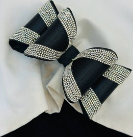 تصویر گیره فرانسوی پاپیون یلدا - مشکی 