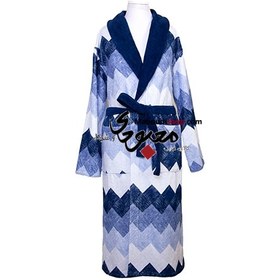 تصویر حوله سورن آبی سایز L 