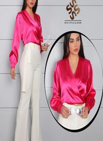 تصویر شومیز ساتن Raven 