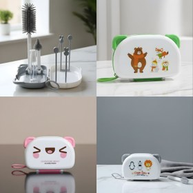 تصویر ست برس شیشه شور آبچکان دار کیفی فانتزی only baby 