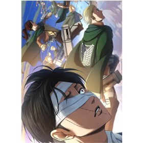 تصویر متال پوستر انیمه Attack on Titan کد N004 