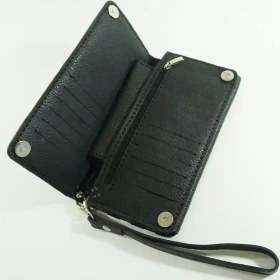 تصویر کیف پول چرم مدل کیهان 