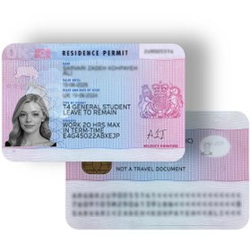 تصویر رزیدنت کارت انگلیس 